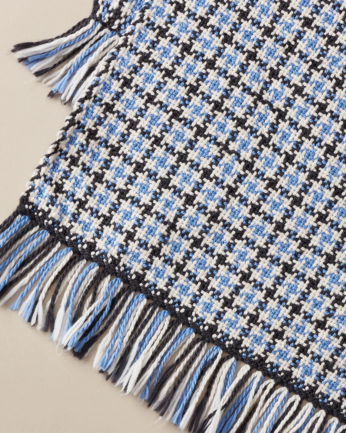 G Houndstooth Scarf